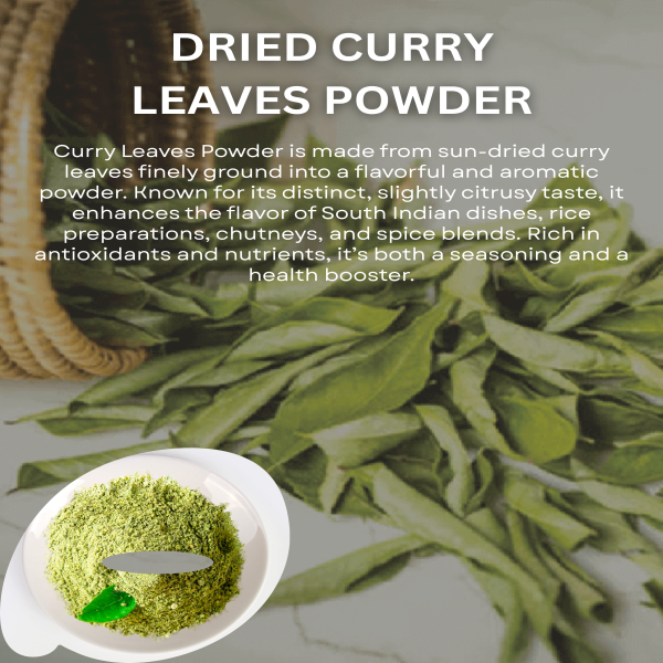 <h2>Dried Curry Leaves Powder